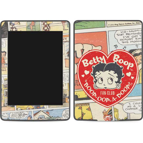 Betty Boop Comic Strip Amazon Kindle Skin
